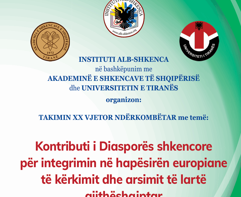 Fjalimi i kryetarit të përgjithshëm i IASH-së me rastin e Takimit të 20-të Vjetor të Institutit Alb-Shkenca në Tiranë
